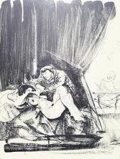 Pietro annigoni litografia usato  Palagiano