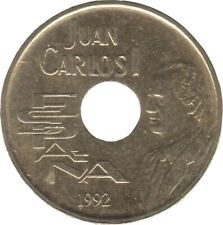 Espanha 25 pesetas - Juan Carlos I Giralda moeda KM904 1992 pintura comprar usado  Enviando para Brazil