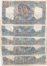 Lot billets 1000f d'occasion  Paris II