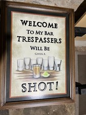 Framed picture trespassers for sale  Lititz