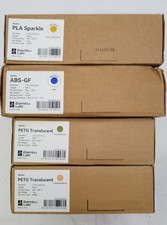 Lote de 4 filamentos 3D Bambu Labs - 2 PETG translúcidos, 1 ABS-GF, 1 PLA Sparkle, usado comprar usado Lote de 4 filamentos 3D Bambu Labs - 2 PETG translúcidos, 1 ABS-GF, 1 PLA Sparkle, usado comprar usado  Enviando para Brazil
