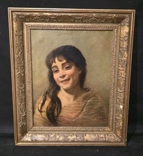 Tableau huile portrait d'occasion  Toulouse-
