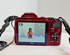 Câmera Digital Nikon COOLPIX L120 14.1MP Vermelha com Alça Testada/Funcionando comprar usado  Enviando para Brazil