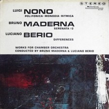 Luigi Nono / Bruno Maderna / Luciano Berio Polifonica-Monodia-Ritmica  /  Serena comprar usado Luigi Nono / Bruno Maderna / Luciano Berio Polifonica-Monodia-Ritmica  /  Serena comprar usado  Enviando para Brazil