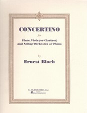 Ernest bloch concertino for sale  San Diego