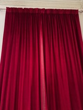 Red velvet curtains for sale  BATH