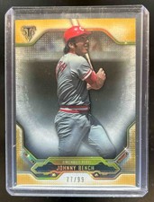 2020 Triple Threads Johnny Bench Gold #77/99 vermelho, usado comprar usado  Enviando para Brazil