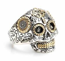 Anello teschio argento usato  Caivano