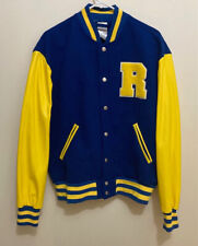 Fantasia Archie Comics Riverdale Letterman Jaqueta Adulto Média Azul e Amarela comprar usado  Enviando para Brazil
