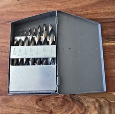 Conjunto de brocas Cle Line 15 peças 1/16-1/2 preto e dourado mecânico C21160 fabricado nos EUA comprar usado  Enviando para Brazil