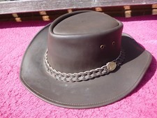 Hawkins brown leather for sale  MINEHEAD