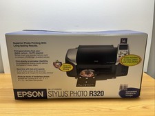 Impressora Jato de Tinta Digital Epson Stylus Photo R320 com Impressão de CD/DVD, Nova Caixa Aberta comprar usado  Enviando para Brazil