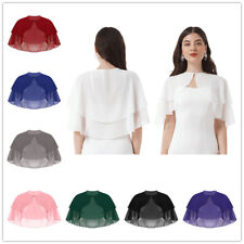 Vestido Feminino Transparente de Dama de Honra Cover Up Camisa Bolero Shrug Casual Outerwear comprar usado  Enviando para Brazil