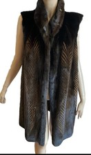 Fur gilet coat for sale  LONDON