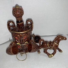 Antigo DECANTADOR DE CERÂMICA - CONJUNTO CORDIAL CAVALO E CARRINHO com (4) ÓCULOS DE TIRO comprar usado  Enviando para Brazil
