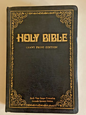 Vintage 1973 Holy Bible KJV Giant Print Red Letter Edition Thomas Nelson Regency comprar usado  Enviando para Brazil