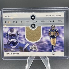 2002 Upper Deck UD Uniformes Prata Isaac Bruce #UDU-IB Rams HOF, usado comprar usado  Enviando para Brazil