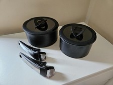 Patelnie Tefal Ingenio Easy Cook z pokrywką i uchwytem nieprzywierające, używany na sprzedaż  Wysyłka do Poland