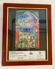 Hundertwasser handsignierter d gebraucht kaufen  Stein