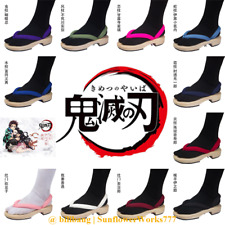 Demon Slayer Tanjirou Nezuko Cosplay Clogs Sandals Flip Flops Custom Made Shoes, usado comprar usado  Enviando para Brazil