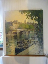 Huile toile ème d'occasion  Les Lilas
