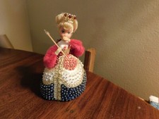 Boneca push pin feita à mão 4 de julho vintage garrafa escova braços lantejoulas TLC comprar usado  Enviando para Brazil