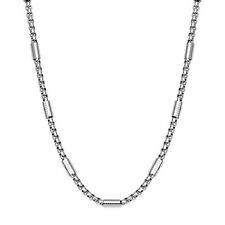 Colar corrente caixa rolo quadrado barril aço inoxidável feminino homem 1,5/2/2,5/3 mm comprar usado  Enviando para Brazil