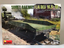 Mini Art 35303 | Soviet Railway Flatbed 16,5-18t | Bausatz 1:35 | OVP | Militär comprar usado  Enviando para Brazil