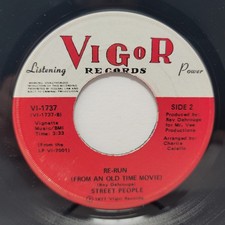 Street People Re-run / Liberated Lady 7" 45rpm EX Vinyl Soul Record free sleeve comprar usado  Enviando para Brazil