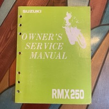 1990-1996 Suzuki RMX250 Manual de Serviço 99011-05D54-03A comprar usado  Enviando para Brazil
