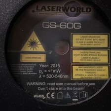 Laserworld 60g laser gebraucht kaufen  Gerabronn