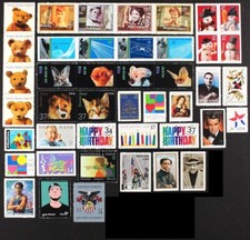 Usado, Conjunto de 43 selos do ano comemorativo dos EUA de 2002 em perfeito estado NH comprar usado  Enviando para Brazil