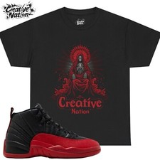 Camiseta unissex para combinar Jordan 12 Flu Game 2025 camiseta caveira presente para ele comprar usado  Enviando para Brazil