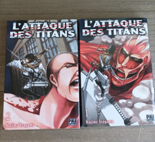 Lot mangas attaque d'occasion  Concarneau