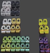 Clipes de máscara facial cromados flexíveis Riddell Speed comprar usado  Enviando para Brazil