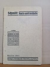 Schmitt karte gelände gebraucht kaufen  Berlin