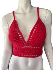 Handmade red crochet for sale  Hartville