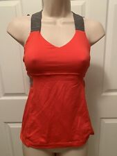 Sutiã LULULEMON Swift Regata com Prateleira Vermelho Sólido/Cinza Academia Esportiva Yoga Giro Pequeno comprar usado  Enviando para Brazil