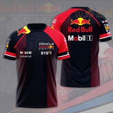 Camisetas respiráveis de secagem rápida Max Verstappen #1 e Red Bull F1 Racing - Novas! comprar usado  Enviando para Brazil