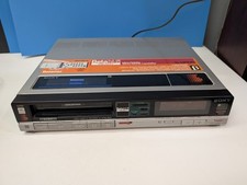 Sony Betamax 1984 grabadora/reproductor de casete SL-HFR30 probado imagen y sonido claros segunda mano  Embacar hacia Mexico