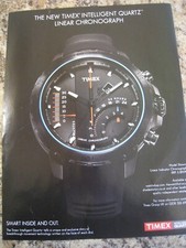 NOVO RELÓGIO CRONÓGRAFO LINEAR QUARTZO INTELIGENTE TIMEX 2014 ANÚNCIO arquivo 16 comprar usado  Enviando para Brazil