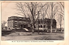 Cartão postal Elliot City Hospital & Edward Joslin Nurses Home, Keene, New Hampshire comprar usado  Enviando para Brazil