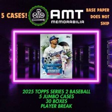 Bob Gibson Cardinals 2025 Topps Series 2 Jumbo 5X Estojo 30X Box Break #7 comprar usado  Enviando para Brazil