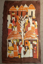 Batik stoffbild tribal gebraucht kaufen Batik stoffbild tribal gebraucht kaufen  Versand nach Germany