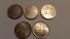 Pièces francs argent d'occasion  Mennecy