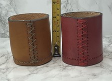 Stitched leather cups for sale  LOUTH