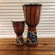 Wood djembe hand d'occasion  Expédié en Belgium