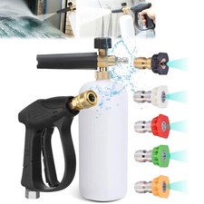 Maquina de Espuma para Auto Carro Pistola de Lavado por Presión Ajustável 1/4 " comprar usado  Enviando para Brazil