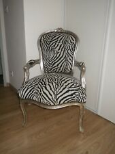Fauteuil motif zèbre d'occasion  Orleans-
