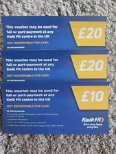 Kwik fit vouchers for sale  BRACKNELL